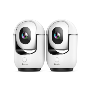 2K Pan/Tilt Security Camera, WiFi Indoor Camera for Home Security with AI Motion Detection